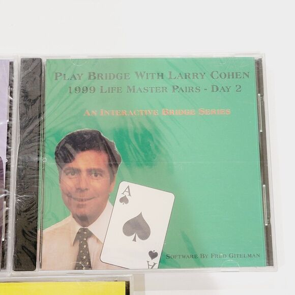 Play Bridge with Larry Cohen CD 1999 Life Master Pairs Day 2 & 3 CD Rom Lot Of 3 - Picture 4 of 14